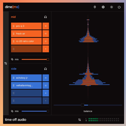 Time Off Audio Dime MS (dime [ms])